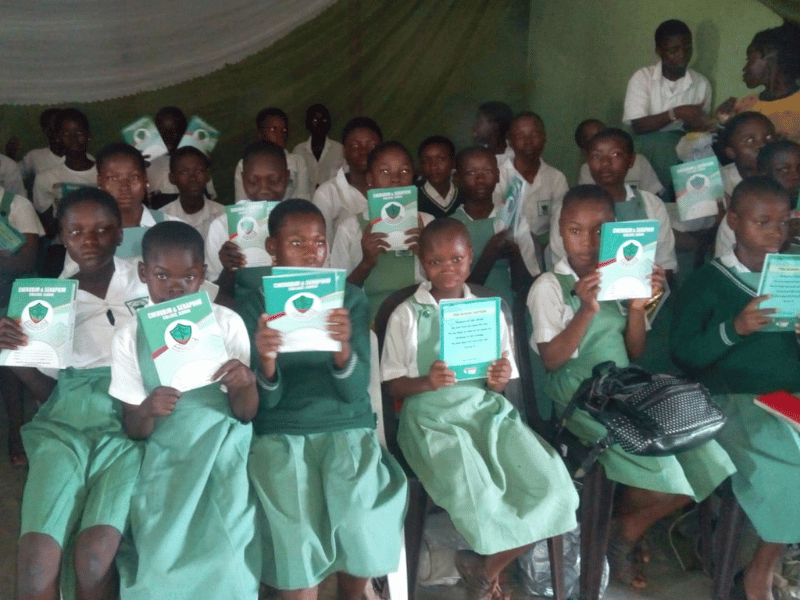 Donation of Writing materials and exercise books
