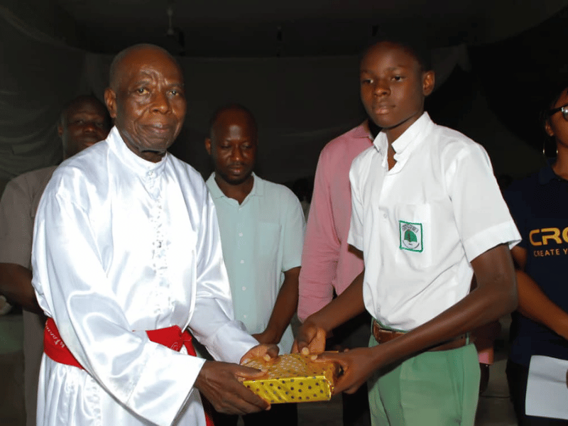 Donation of scholarship for indigent students and cash rewards