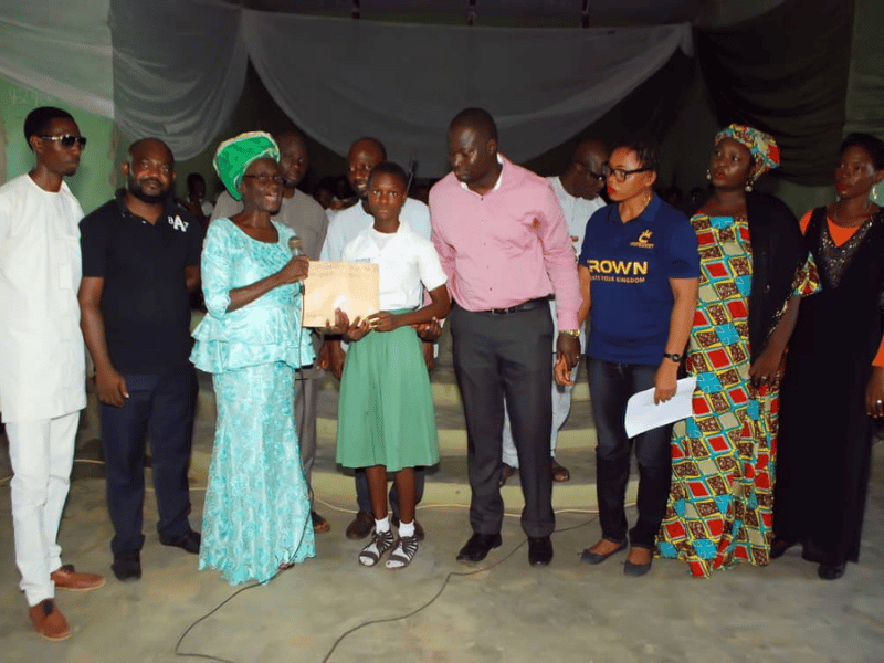 Donation of scholarship for indigent students and cash rewards