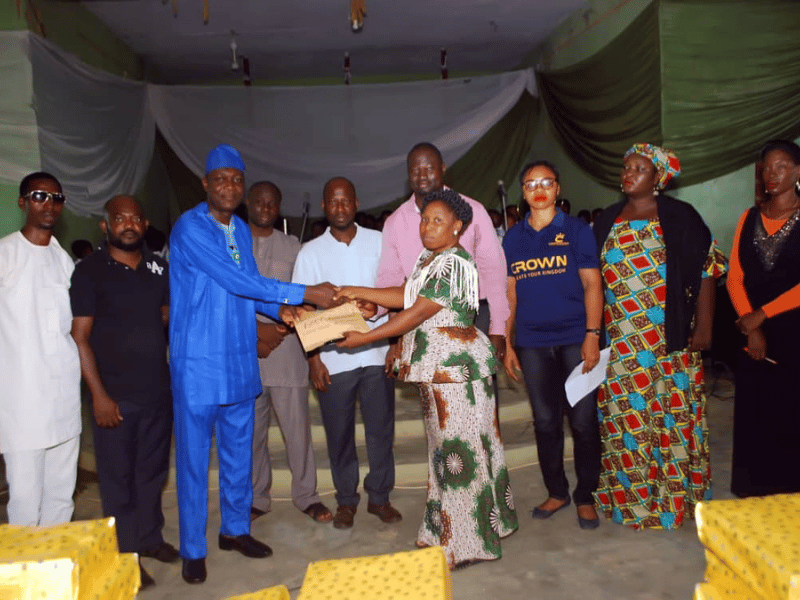 Donation of scholarship for indigent students and cash rewards